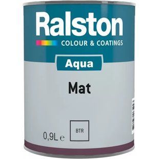 Ralston Aqua Mat BTR шовковисто-матова емаль, 0.9 л 000245 фото
