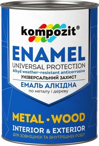 Емаль алкідна Kompozit ПФ-115 шоколадна (RAL 8017) 2,8 кг 4820085744233 фото