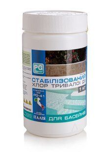PG-41 Стабілізований хлор тривалої дії 90%, 1 кг, повільнорозчинні таблетки по 200г PG-41.1 фото