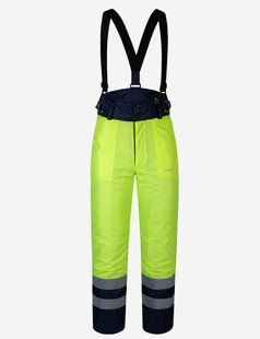 Штани утеплені сигнальні INSIGHT WINTER FLASH жовті hi-viz/темно-сині, XXL H4 C20527/XXXLH4 фото