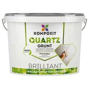 Ґрунтовка адгезійна Kompozit QUARTZ-GRUNT 14 кг 4820085742703 фото