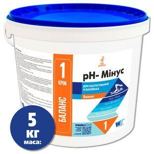 РН- (мінус) для басейну Water World Window 5 кг (в гранулах) 10601001 фото