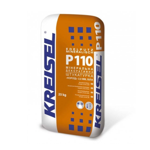 Штукатурка мінеральна "Короїд" Kreisel Р110 (25 кг) зерно 2 мм 2702873134 фото