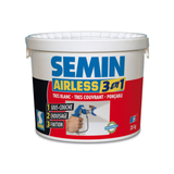 Шпаклівка-фарба SEMIN AIRLESS 3 IN 1 безповітряного нанесення 25 кг 000255 фото