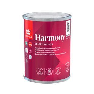 Інтер'єрна фарба Tikkurila Harmony (Тіккуріла Гармонія) база А, 0,9 л 80960010110 фото