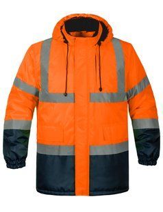Куртка утеплена сигнальна INSIGHT WINTER FLASH помаранчева hi-viz/темно-синя, XXL H4 C20424/XXXLH4 фото