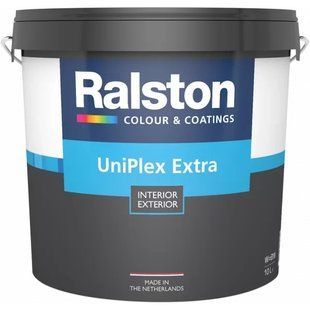 Напівматова фарба Ralston Uniplex Extra BW, 10 л 000063 фото