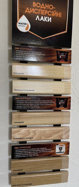 Лак меблевий Kompozit AQUA WOOD Шовковисто-матовий 0,75 л (водо-дисперсійний акриловий) 4820085745421 фото