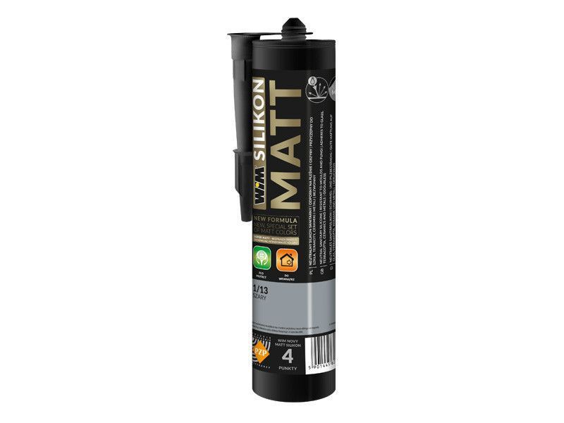 Герметик силіконовий WIM MATT 1/13 сірий 2521368283 фото