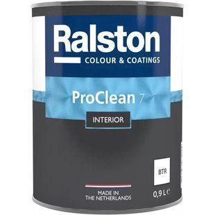 Ralston Pro Clean 7 BTR матова фарба для стін, 0.9 л 000220 фото