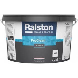 Ralston Pro Clean 7 BTR матова фарба для стін, 2.25 л 000221 фото