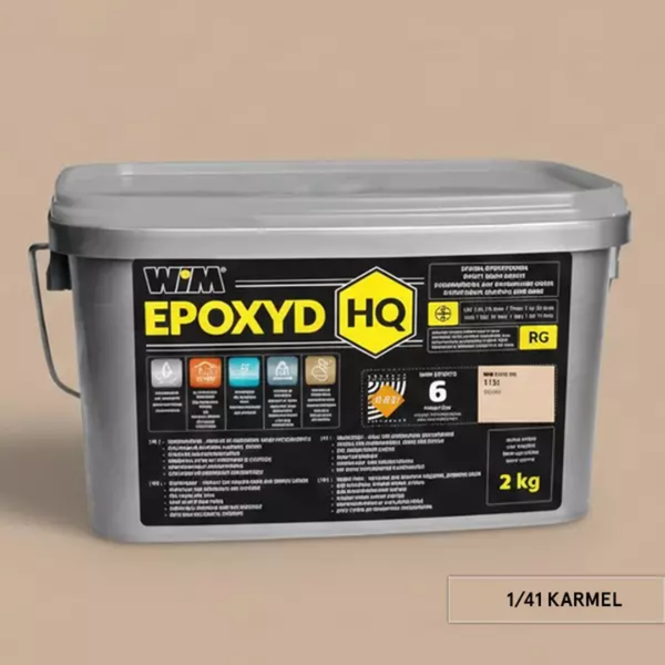 Заповнювач швів епоксидний WIM EPOXYD HQ 1/41 карамель 2 кг 2/60 фото
