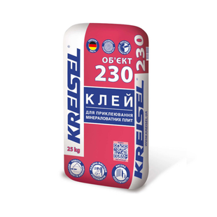 Клей для приклеювання мінераловатних плит Kreisel 230, 25 кг 2702873117 фото