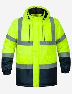 Куртка утеплена сигнальна INSIGHT WINTER FLASH жовта hi-viz/темно-синя, M H3 C20427/XXXLH4 фото