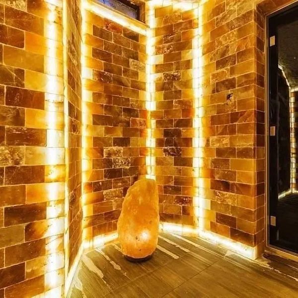 Цегла з пропилом 20/10/5 см із гімалайської солі для лазні та сауни 9_110869 фото