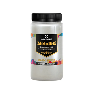 Емаль акрилова Kompozit MetalliQ Срібло 0,9 кг 4820085741713 фото