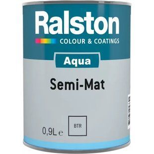 Ralston Aqua Semi-Mat BTR шовковиста напівматова емаль, 0.9 л 000241 фото